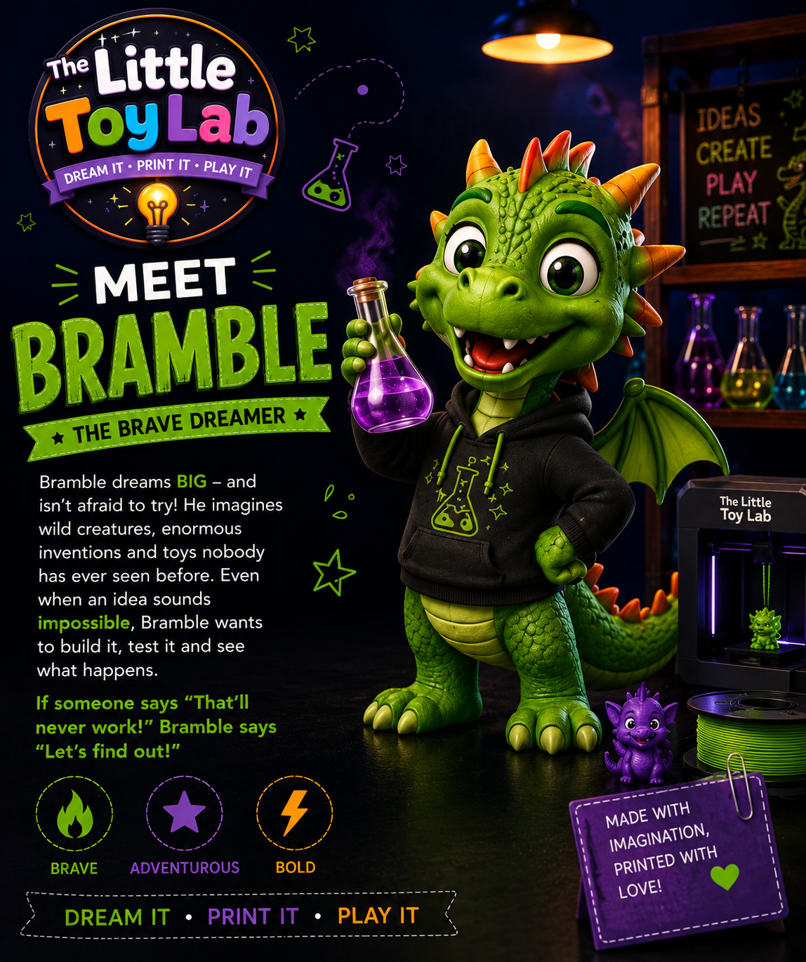 Bramble, The Brave Dreamer